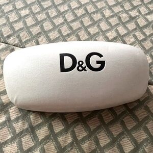 Dolce & Gabbana D&G White Eyeglasses/Sunglasses Hard Shell Case Designer Optical